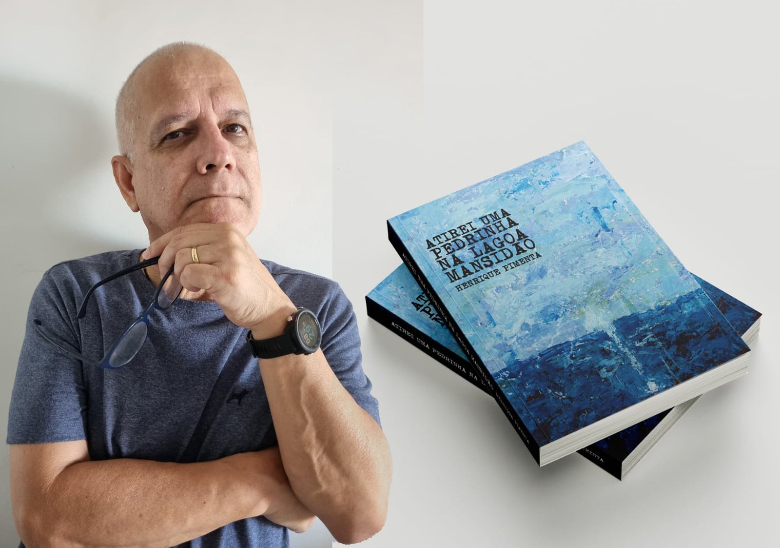 FLIB recebe Henrique Pimenta no dia 11 de julho para lançamento de "Atirei uma pedrinha na lagoa Mansidão"